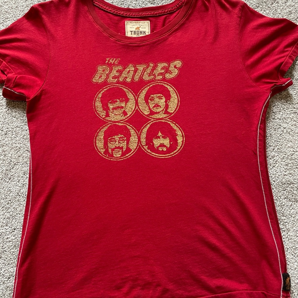 TRUNK LTD Limited The Beatles Red Shirt Size L